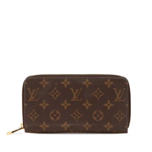 LOUIS VUITTON Monogram Zippy wallet Zip Around Purse M41895 Women 【Used】 - Picture 1 of 11