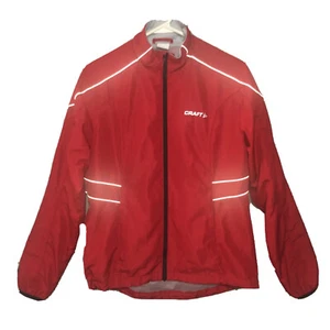 Craft L3 Protection Performance Mens SZ M Jacket Red Zip Hypervent - Picture 1 of 7
