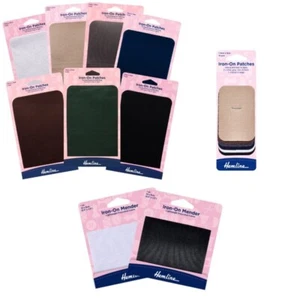 Iron On Repair Patches Hemline Polycotton Invisible Mending Coats Tents Bags - Picture 1 of 14