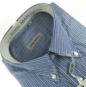 Camicia Classica Uomo Cool Man manica lunga collo Button Down art 287 - Foto 1 di 5