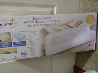 Riel de cama de seguridad plegable individual de verano para niños de 42" Foto 1 de 4
