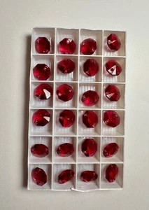 Swarovski 6404 octagon (2 holes) 14mm Ruby sealed factory pack 72 pieces - Picture 1 of 4