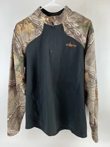 Habit men’s shirt forest design in brown and black Size medium - Picture 1 of 10