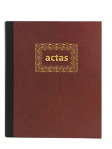 Libro de Actas de Hojas Móviles - Color Burdeos (Modelo 4) - Imagen 1 de 2