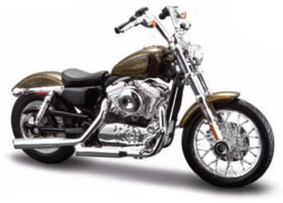 Maisto H-D 2013 Xl 1200V Seventy-Two (33) Brown  1:18 Scale - Image 1 of 1
