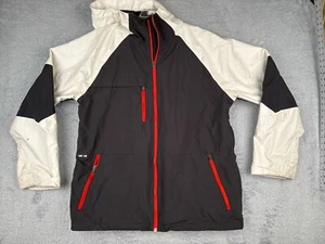 Burton Jacket Men Extra Large Black White DryRide Ski Snowboard Full Zip READ ME - Picture 1 of 17