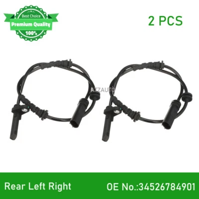 Rear Driver Passenger ABS Wheel Speed Sensor For BMW 535D 535I 550I GT ALPINA B6 - Image 1 of 4