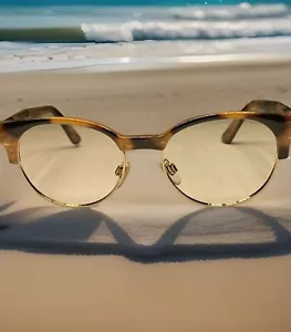 BURBERRY B2261 3641 Tortoise Frames Gold Glasses 50-17 140mm London England - Picture 1 of 13