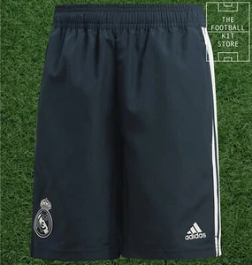 adidas Real Madrid Woven Training Shorts - Zip Pockets - Youth - All Sizes - Picture 1 of 3