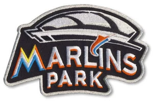 2012 Miami Marlins Park New Stadium Inaugural Season Sleeve Road Jersey Patch - Picture 1 of 1