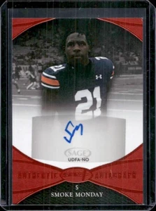 Smoke Monday 2022 Sage Aspire Red Auto Autograph Rookie Rc - Picture 1 of 3
