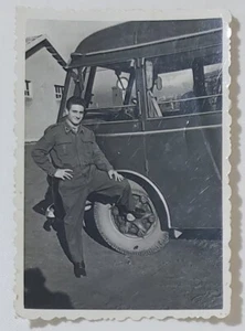 09653 Foto d'epoca 216 - Pullman militare con autista - Picture 1 of 4