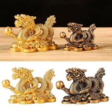 2024 Lunar New Year Dragon Ornament Becomes Rich Golden Statue✨f Dragon W0W9