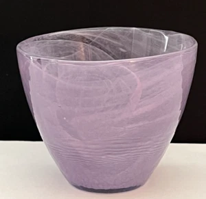 Flieder Swirl Seeglas Votivkerzenhalter - Bild 1 von 10