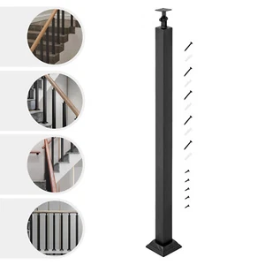 Metal Square Railing Spindles rust-proof Balusters Post Outdoor Stair Remodeling - Picture 1 of 12