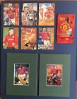 FUTERA MANCHESTER UNITED 1998 6 Odds Cards Plus 2 x Ready to Frame FREE 1st P&P
