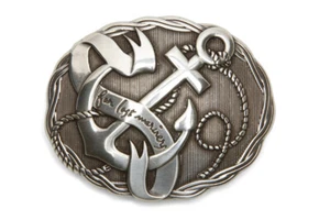 VaModa GÜRTELSCHLIEßE WECHSELSCHLIEßE BUCKLE ANKER 4CM - NEU - Bild 1 von 1