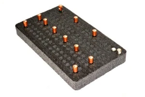 Precut insert holds 128 AAA n cells battery storage fits your Pelican 1170 case - Picture 1 of 1