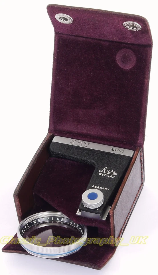 Leica ADVOO Leitz 16503 Close-Up Unit for E39 Summicron / ELMAR Lens on Leica 3G - Image 1 of 4