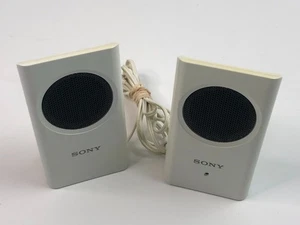 Vintage Sony SRS-M30 Portable Mini Amplified Wired Speakers - Picture 1 of 5