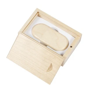 32G Usb Stick Wood Gift Box Photography USB Flash Drive 64GB No Logo - Afbeelding 1 van 25
