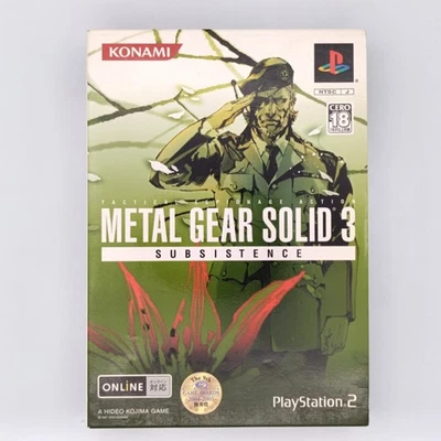 Metal Gear Solid 3 Subsistence Limited 2005 PlayStation PS2 Japanese version - Image 1 of 4