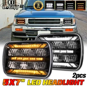 5x7" 7x6" LED Headlight Hi/Lo Beam DOT For Toyota Pickup 1982-1995 Truck 4Runner - Picture 1 of 13