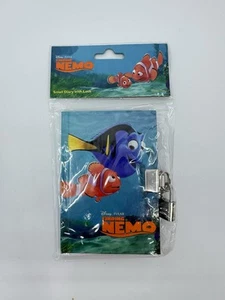 VTG Disney Pixar Finding Nemo Dory Small Diary With Lock Journal Girls Boys - Picture 1 of 7