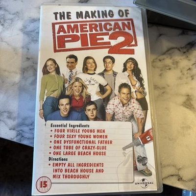 The Making of American Pie 2 VHS Very Rare! Good Condition - Image 1 of 2