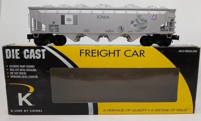 K-Line 6-21100 O Iowa State Quarter Hopper Bank LN/Box - Image 1 of 3