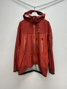 Arc’teryx Men’s Thera AR Gore-Tex XCR Jacket Hooded Red Size XL Made In Canada - Picture 1 of 18