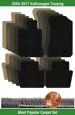 Juego de alfombrillas Ultimat personalizadas para Volkswagen Touareg 2004-2017 (4 piezas) #10FK Foto 1 de 4