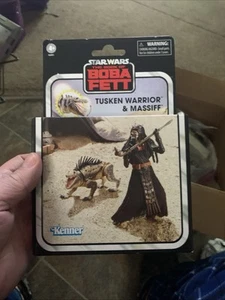Star Wars Vintage Collection Tusken Warrior & Massiff 3.75" Figures Bobba Fett - Picture 1 of 7