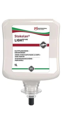 SC JOHNSON Hautpflegecreme Stokolan® Light PURE 1 l duft-/farbstofffrei - Bild 1 von 3