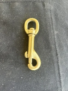 Solid Brass Clasp With Swivel Vintage - Picture 1 of 2