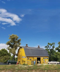 Walthers Cornerstone 1/87 HO Scale ANTIQUES BARN roadside business diesel-era - Picture 1 of 4