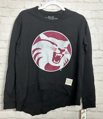 Camisa Top Washington State Cougars Manga Larga Dobladillo Asimétrico, Talla XS, NUEVA CON ETIQUETAS Foto 1 de 4