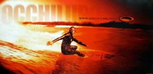 OAKLEY 2001 HUGE Mark Occhilupo surf promo poster Flawless NEW old stock - Picture 1 of 1