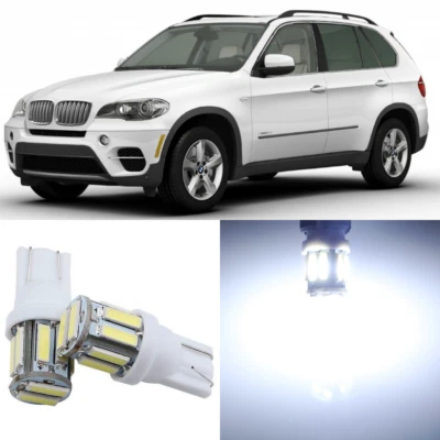 Paquete de 24 luces LED interiores blancas súper brillantes para BMW X5 2007-2013 + HERRAMIENTA Foto 1 de 4