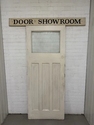 Porta de painel interno eduardiano recuperada 2014mm x 810 ou 805mm - Imagem 1 de 4