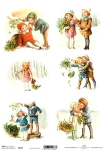 Papel decoupage técnica para servir A4 40 g/m² niños hojas cesta S0337 - Imagen 1 de 1