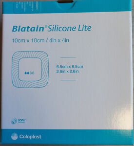 Biatain Silicone Lite , 10x10cm, 10 Stck, Neuware!