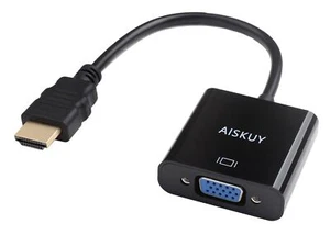 Hdmi To Vga Adapter Gold Plated 1080p 60hz Converter For Chromebook Xbox Tv Box - Picture 1 of 6