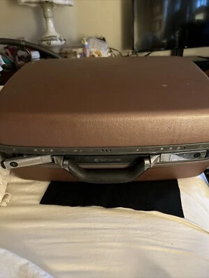 Samsonite Profile Hardside Eggplant Vintage Luggage 19x8.5x14” With Strap No Key - Image 1 of 4