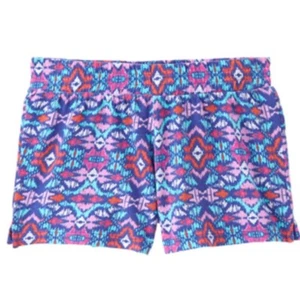 Nwt GYMBOREE Mix N Match GIRLS Purple Blue Aztec Knit Summer 2017 SHORTS M 7 8 - Picture 1 of 1