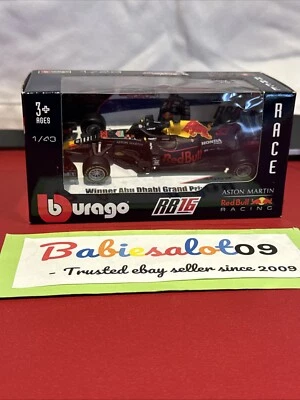 Red Bull Honda Rb16 Max Verstappen-Onyx 2020 #33 Winner Gp Abu Dhabi 1:43 Model - Image 1 of 4