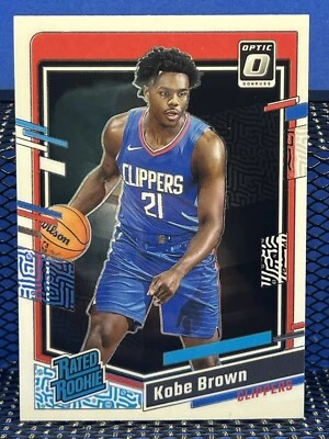 2023-24 Donruss Optic KOBE BROWN LA Clippers Rated Rookie - Image 1 of 2