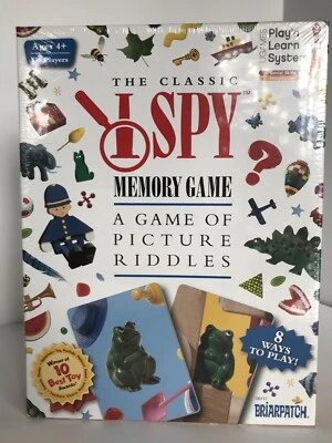 BRAND NEW SEALED The Classic I Spy Memory Game Ages 4+ Picture Riddles 1-6 Play - Image 1 of 4