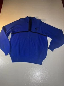 TYROLIA By Head Sweater Quarter Zip Blue XL - Picture 1 of 8