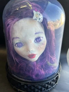 Cabezal anti peinado Monster High pelo morado Mattel Just Play - Imagen 1 de 6
